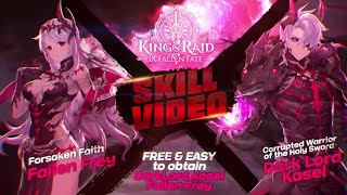 [KING's RAID : NEW HERO] Dark Lord Kasel & Fallen Frey | Ⅸ: Fallen Fate