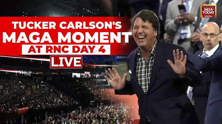Trump RNC Speech LIVE: Tucker Carlson Addresses MAGA Movement Ahead Of Donald Trump's Speech