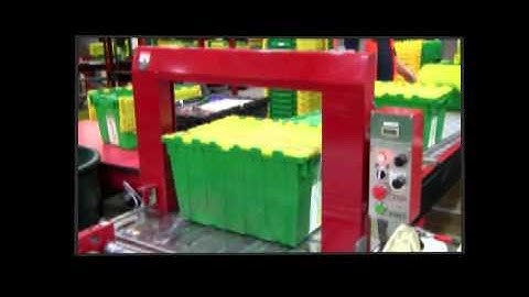 Tote Strapper  | RED Stamp, Inc. | Material Handling Solutions