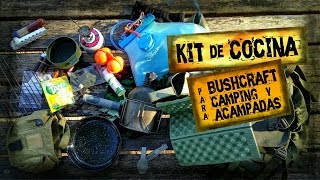 Mi KIT de COCINA Ideal Para BUSHCRAFT, CAMPING o ACAMPADAS | BUSHCRAFT COOKING KIT