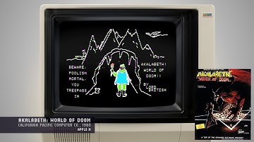 Akalabeth: World of Doom, California Pacific Computer Company, 1980 - Apple II (4K)
