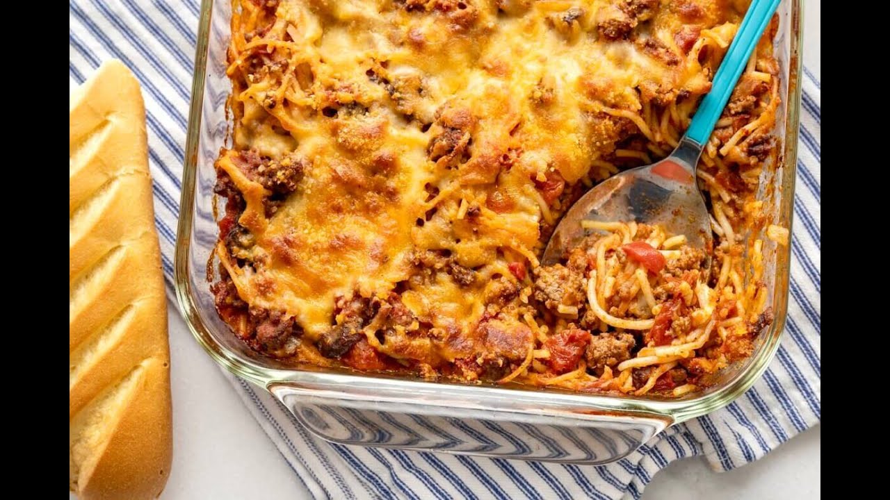 How to Make Spaghetti Casserole YouTube
