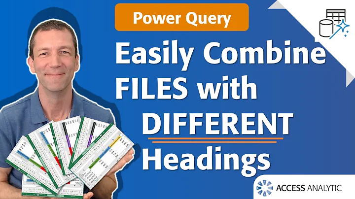 How to use Power Query to Combine Multiple Files that have different headings