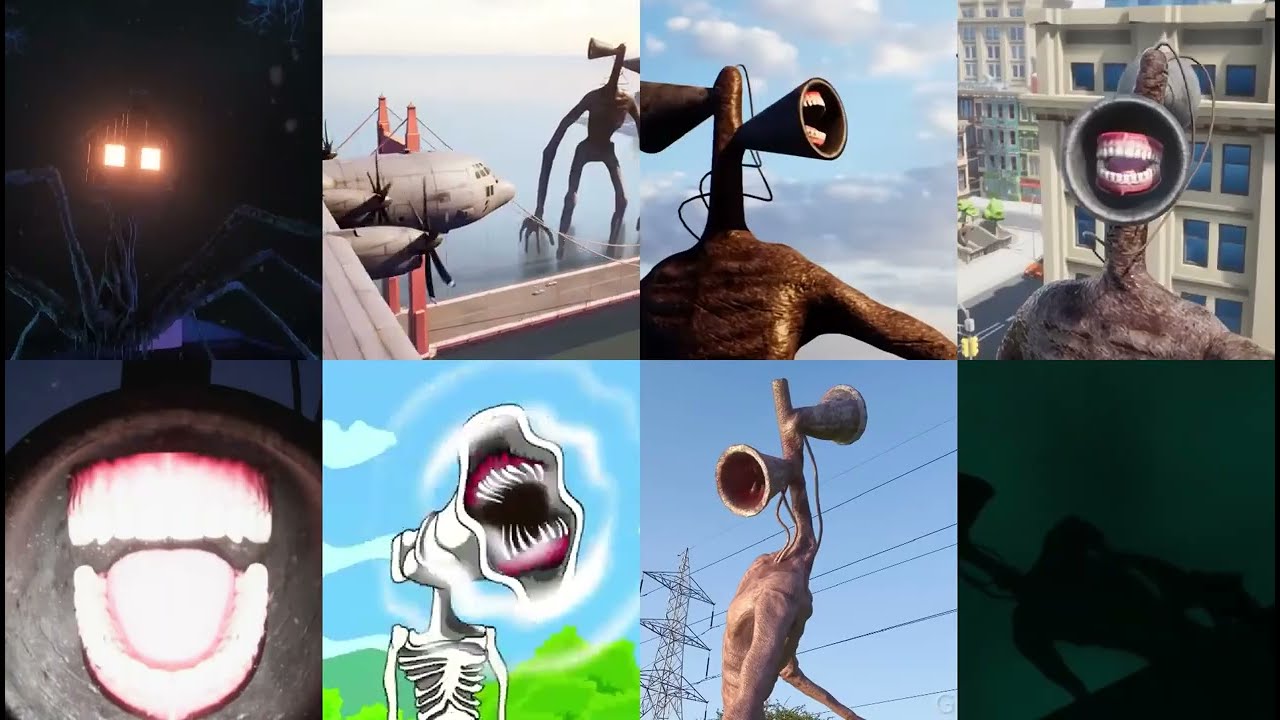 Head houce vs siren head coffin dance ( cover ) #sirenhead #coffindance 