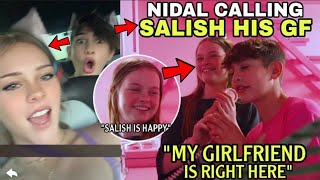 Nidal Wonder CAUGHT CALLING Salish Matter His GIRLFRIEND On CAMERA?! 😱😳 **Video Proof**