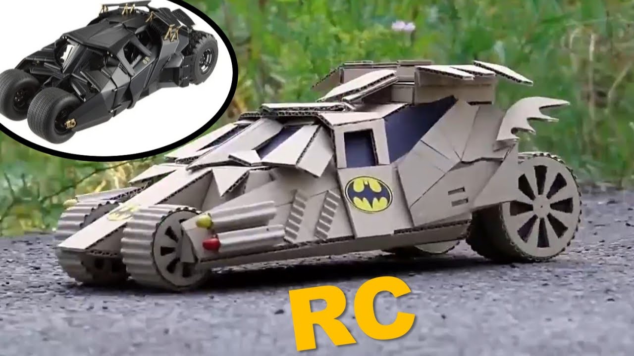 CARRO DE CARTÓN BATMAN - YouTube