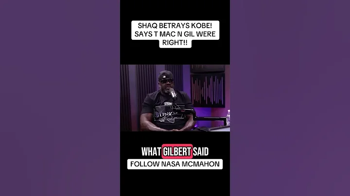 SHAQ BETRAYS KOBE! SAYS T MAC N GIL WERE RIGHT!! #basketball #nba