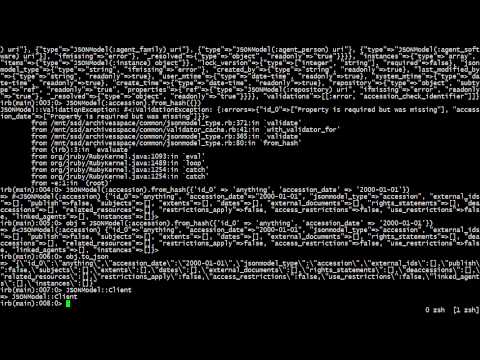 ArchivesSpace Developer Screencasts: 3. JSONModel