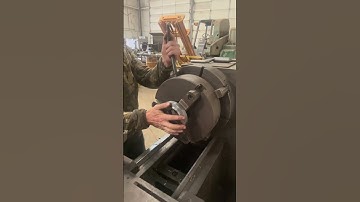 On my summit engine lathe.  3 jaw work. #cnc #machine #lathe