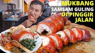 MUKBANG SAMSAM GULING DI PINGGIR JALAN  TERBAIK & MANTAP