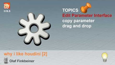 why i like houdini [2] edit parameter interface UI