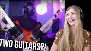 The Dooo plays TWO GUITARS on OMEGLE! (REACTION)