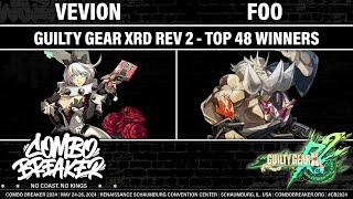 COMBO BREAKER 2024 TOP 48 WINNERS - Vevion (Elphelt) vs Foo (Kum Haehyun) - Guilty Gear Xrd REV 2 screenshot 1