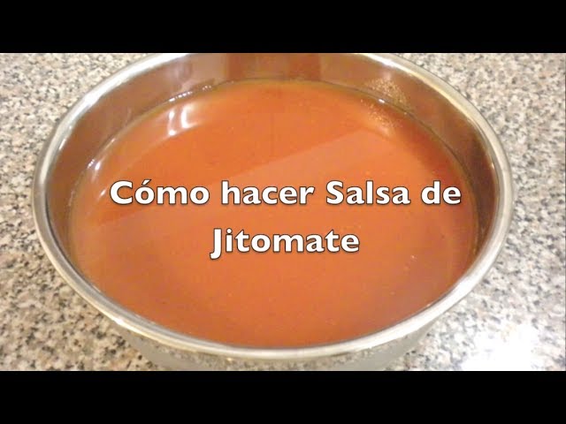 SALSA DE JITOMATE para Tortas Ahogadas, Antojitos Mexicanos, etc. | VICKY RECETA FACIL