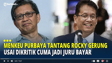 Menkeu Purbaya Tantang Rocky Gerung Usai Dikritik Cuma Jadi Juru Bayar: Minta Maaf Ke saya!