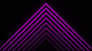 Neon Triangle Lines Pink (Down To Up) | Looping Animation | After Effects | 2022 | 1 Hour
