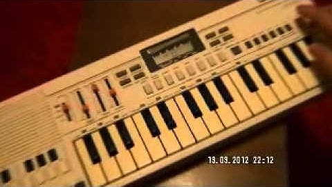 "One Key Play" Function of the Casio PT-30 Keyboard