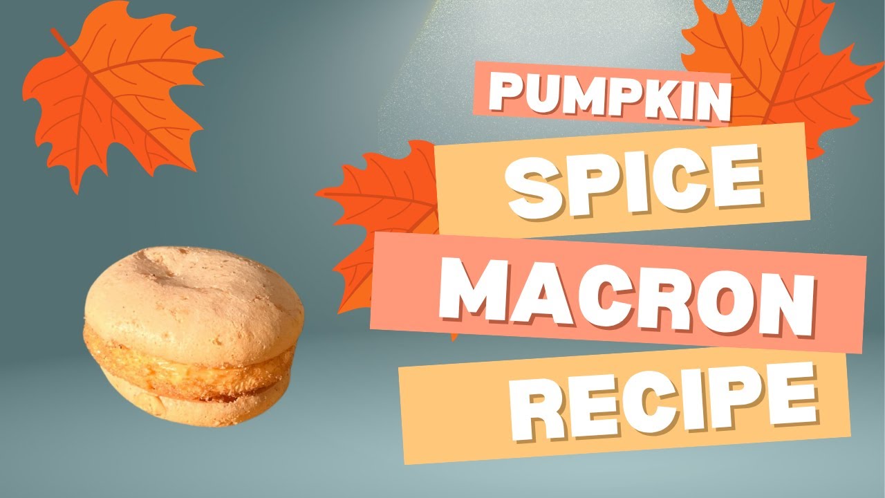 Pumpkin spice Macaron Recipe(EASY)