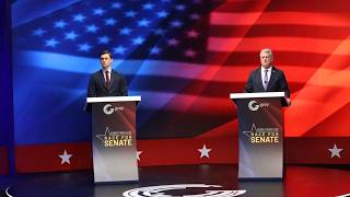Ossoff pushes Collins over tariffs during debate