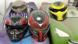 Topeng helm Predator berbagai warna