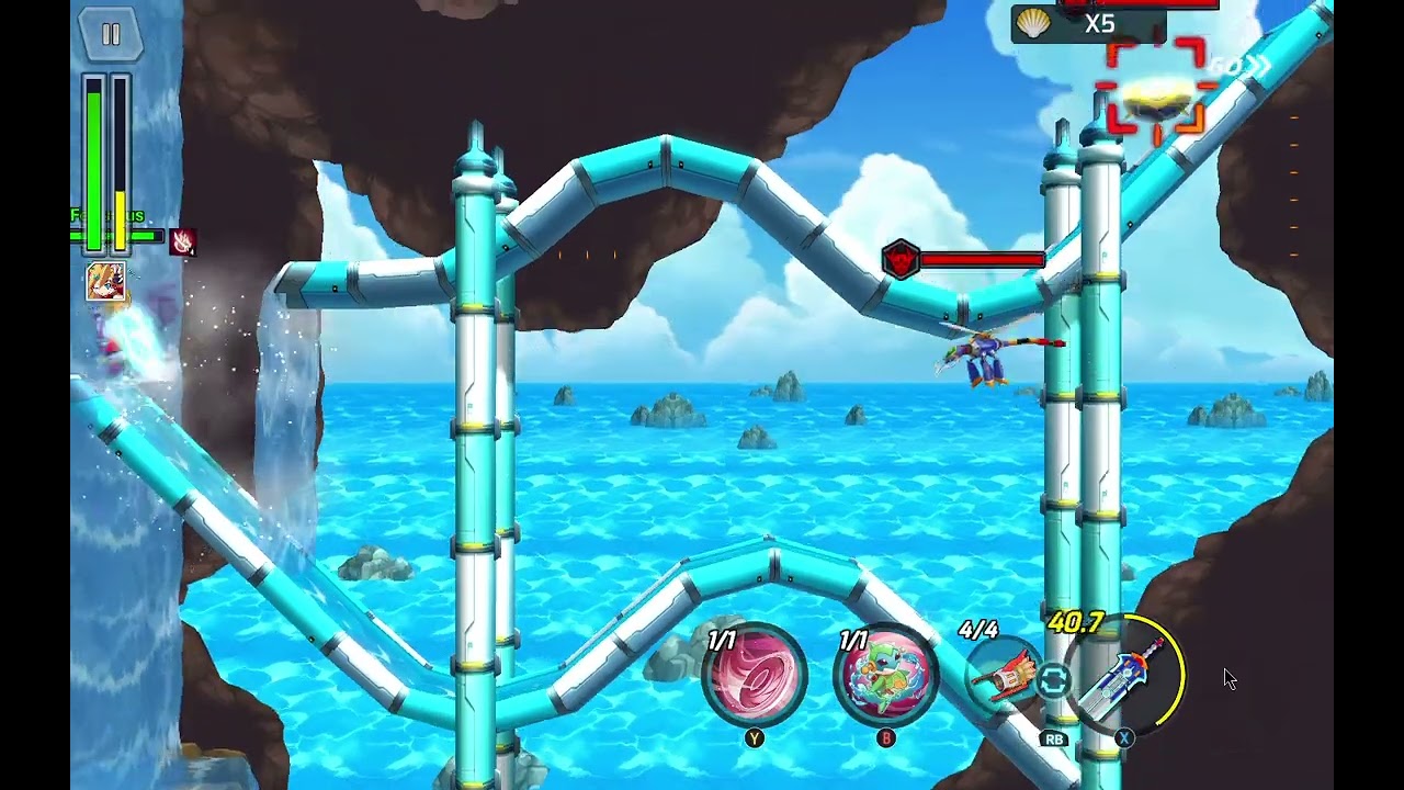 Megaman X DiVE - Sizzling Heat! Splendid Summer - ALL 7 ELEMENTS