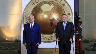 Ceremonia oficial de bienvenida al Palacio Nacional de la Cultura de Guatemala