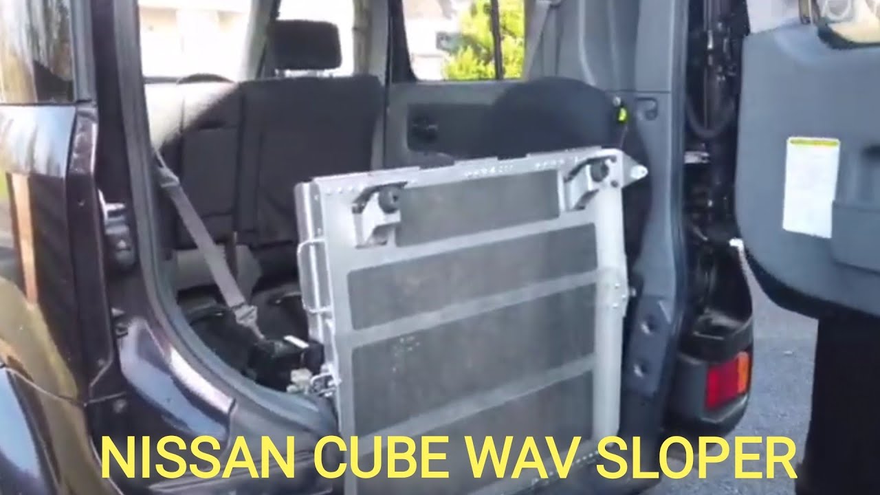Nissan cube disability vehicle. Sloper wheelchair access jdm import
