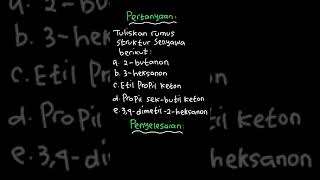17. Tuliskan rumus struktur dari senyawa b... | Mandiri Kimia S | Kelas 12 | 4 | Kimia