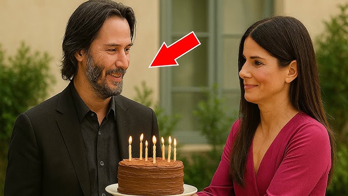 It Was Just a Birthday… But What Sandra Bullock Did for Keanu Reeves Melted  the Internet - YouTube