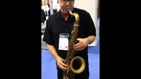 CE Winds The Sig tenor sax mouthpiece on Selmer Mark VI based on the vintage Otto Link Slant Sig