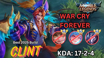 CLINT NEW ABNORMAL BURST DAMAGE BUILD!🔥 (must try) CLINT BEST 1 HIT BUILD 2025!!