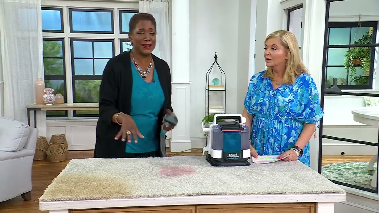 Shark StainStriker Portable Carpet Cleaner with Pet Mess Tool on QVC