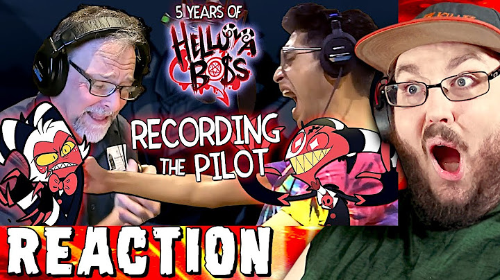 Happy 5 Years! Recording the Helluva Boss Pilot! HELLUVA BOSS REACTION!!!