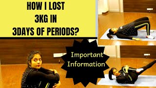 I lost 3 kgs in Periods| Weight loss Journey | Somya luhadia