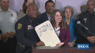 Houston-area law enforcement discuss annual 'March on Crime' campaign