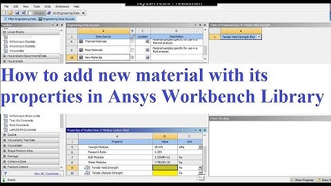 How to add new material with its properties in ansys #V03 #ansys #viral #trending #viralvideo #like