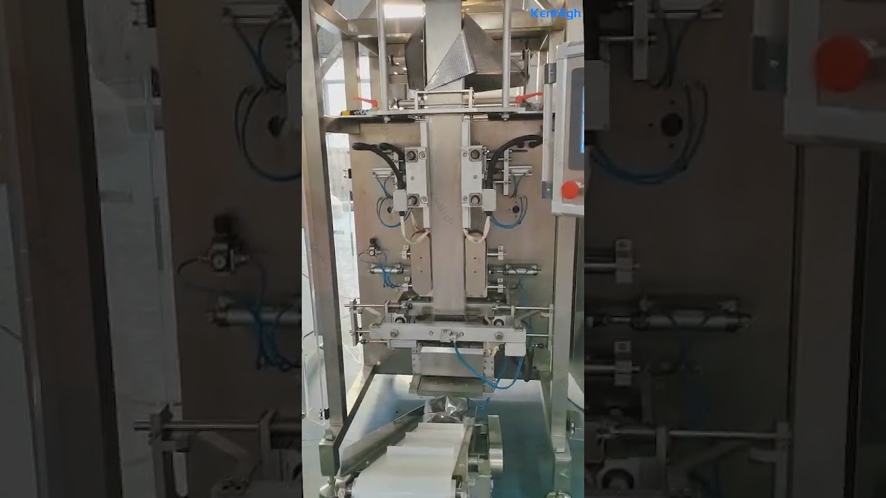 KenHigh/Original Manufacturer Vertical Quad Seal Gusset Bag Coffee Beans Packing Bagging Machine