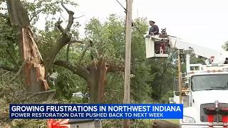 Power restoration in NW Indiana could take until next week NIPSCO says Gary residents frustrated
