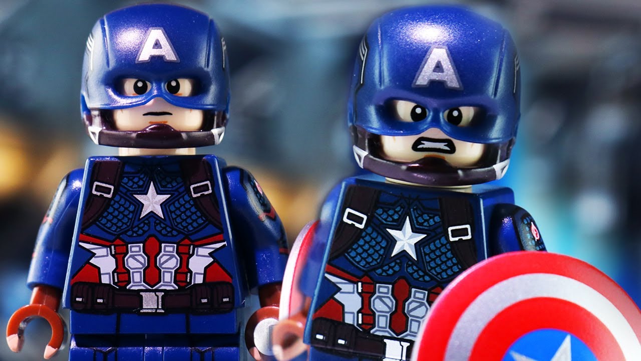 Custom LEGO: Captain America (Avengers Endgame)  Custom lego, Lego custom  minifigures, Lego marvel