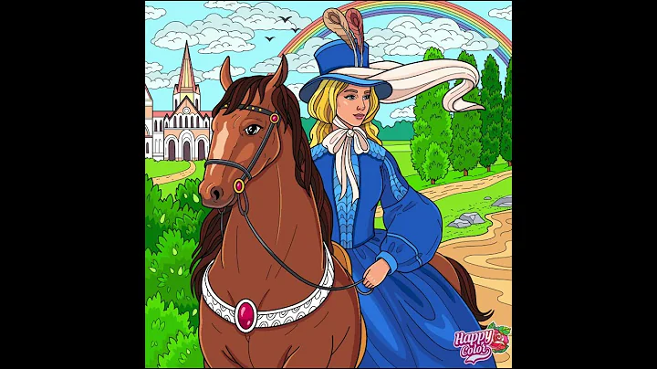 Happy Color Lady Amelia Jane Fitzsimmons Rode Her ...