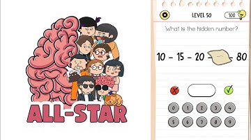 brain test all star level 50