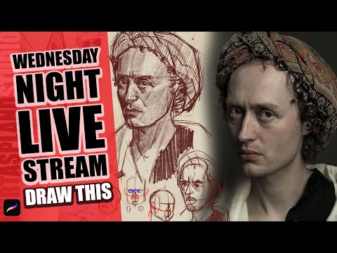 How do I draw a face Learn to sketch a old renaissance english man for beginners with Procreate