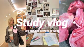 study vlog: semaine de révisions, réveil à 5h30, librairies etc.