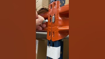 How to Install Mecalux 7515 Beam Safety Lock  |  Longspan Racking UK