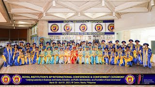 38th International Conference & Conferment Ceremony - Royal Institution