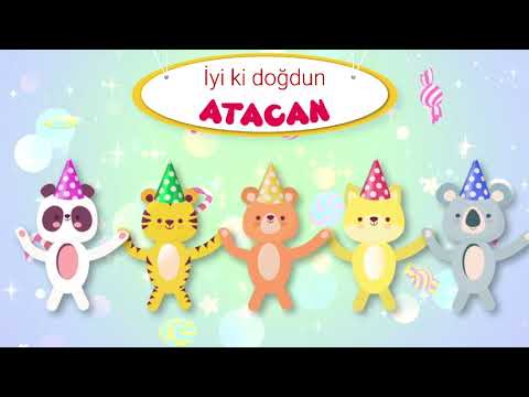 İyi ki doğdun ATACAN - İsme Özel Doğum Günü Şarkısı (FULL VERSİYON) (REKLAMSIZ)