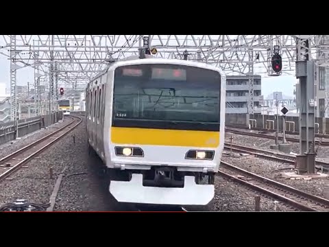 【成田エクスプレス高速通過❗️】E259系とE231系の共演　～総武線市川駅にて～