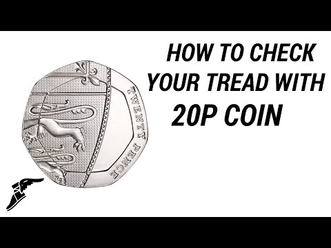 How To Check Your Tyre Tread With A 20p Coin