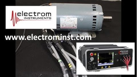 Test an assembled motor with the iTIG III