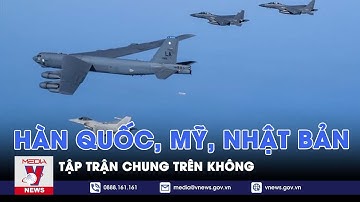 Hàn Quốc, Mỹ và Nhật Bản tập trận chung trên không - Tin thế giới - VNews